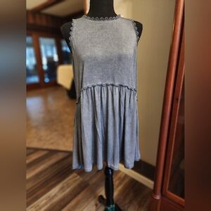 POL Chic Blue Sleeveless top, size large